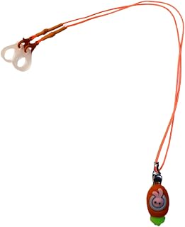 Hearing Aid or Cochlear Implant Retention Clip Loss Prevention | Hearing Protection Accessories for Kids with Cochlear Implants or Hearing Aids Space Theme (Rabbit in Carrot Spaceship)
