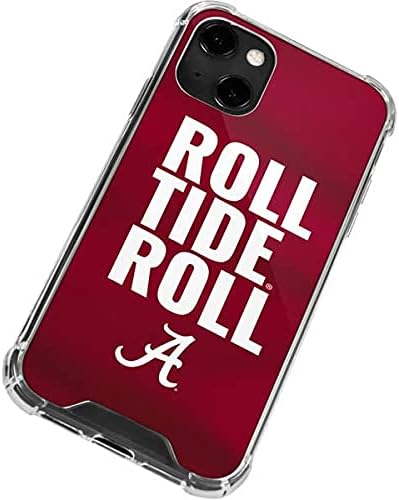 Skinit Clear Phone Case Compatible with iPhone 13 - Officially Licensed University of Alabama Roll Tide Roll Design