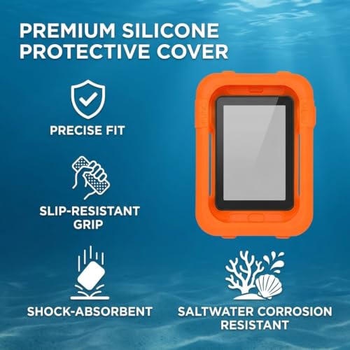 Funda de silicona para Shearwater ideal para inmersiones técnicas en arrecifes 2