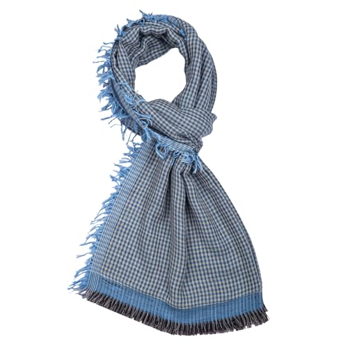 Bufanda XXL a cuadros multicolor para otoño e invierno suave y cálida
