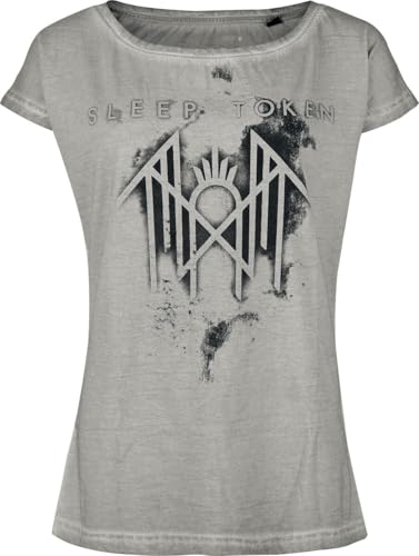 Sleep Token Take Me Back Frauen T-Shirt grau M 100% Baumwolle Band-Merch, Bands