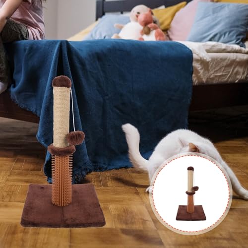 Rascador Torre para gatos con cubierta de felpa miniatura 7