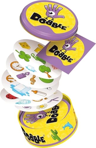 Image of Dobble Strategy Match Card Game for Kids & Adults | Fast-Paced Family Game for 2-8 Players (6+ Age) | Fun Observation & Reflex Game