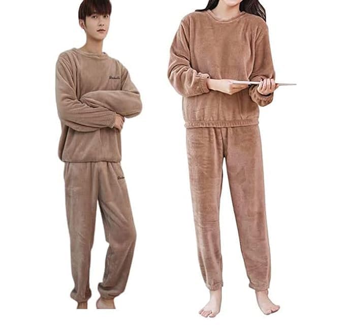 ukal Unisex Adult Cotton Solid Pajama Set-picture-34