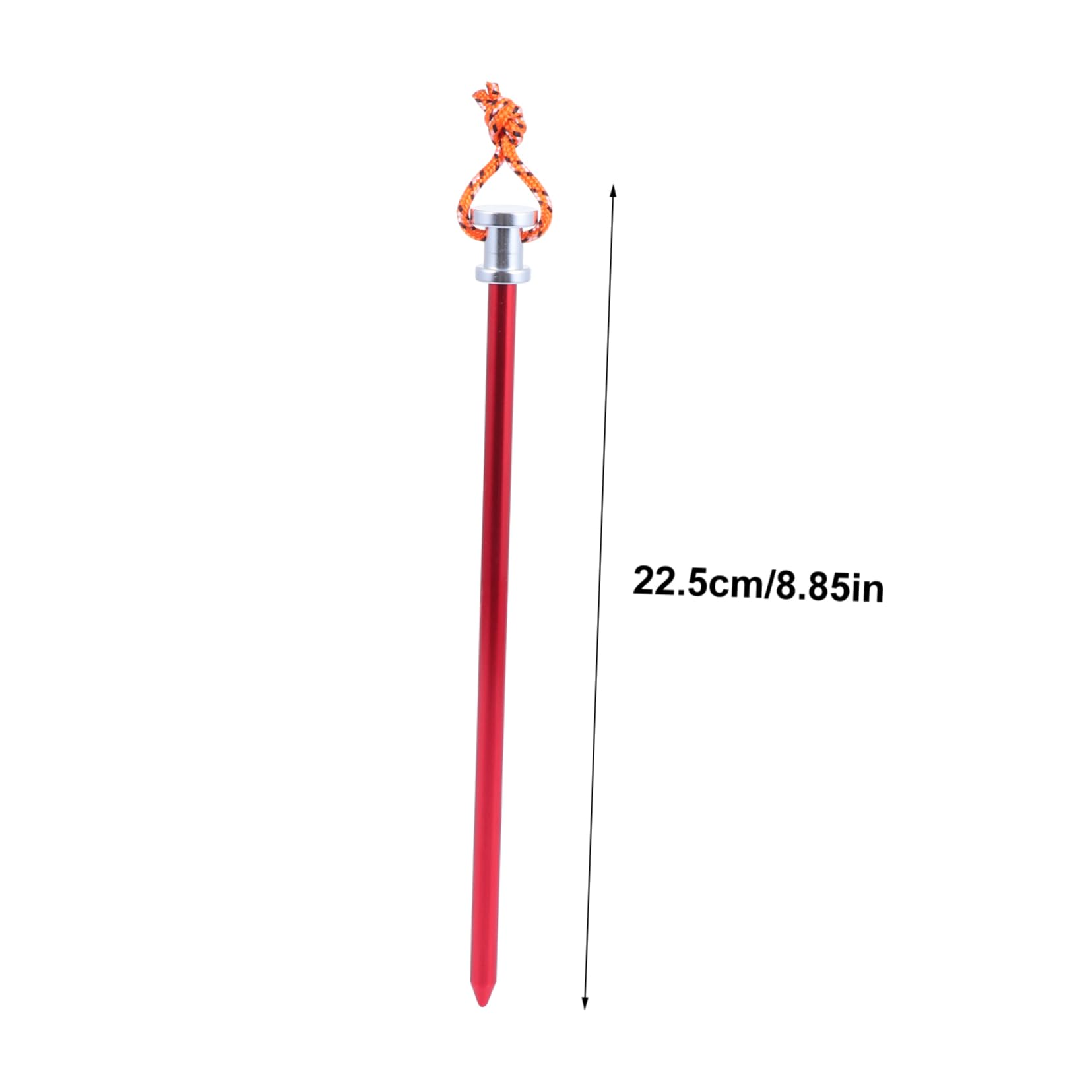 WOONEKY 5pcs Tent Pegs Durable Ground Stakes for Camping Hiking and Outdoor Activities Securely Anchors Soft and Hard Soil Lightweight and Portable Tent Accessories