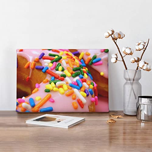 Impression sur toile donuts œuvre murale étanche pour salle de bain