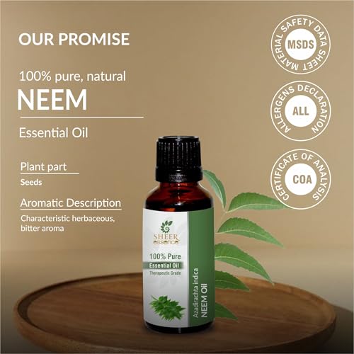 Aceite Esencial Natural de Neem 0.16 fl. Oz miniatura 2
