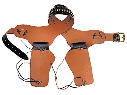 Amazon | DENIX デニックス リボルバー2丁用ガンベルト | モデルガン 通販