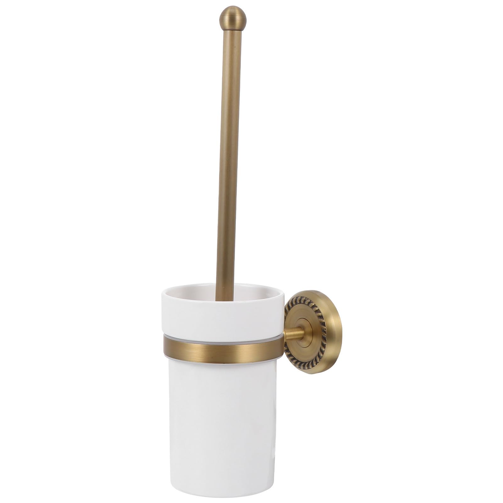 Veemoon Porta Scopino Bagno Wc in Rame Stile Europeo F6706