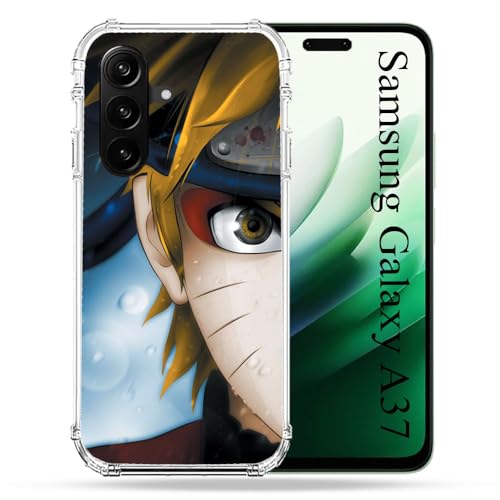 Coque Samsung A37 5G Naruto blanc protection portable style anime au quotidien