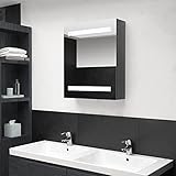 La pièce, votre visage et votre sourire sont toujours éclairés de manière optimale. À l'intérieur se trouvent 3 étagères qui offrent beaucoup d'espace de rangement pour les articles de toilette et les produits de beauté. La lumière peut être facilement allumée et éteinte via le bouton inférieur. Cette armoire élégante et fonctionnelle rendra certainement votre décoration d'intérieur extraordinaire