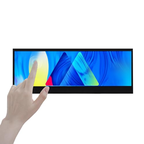 Image of VSDISPLAY 14'' 3840x1100 IPS LCD Touchscreen 4K Display with USB-C Input | Dual Speakers,for DIY Stretched Bar LCD /Laptop Second Monitor
