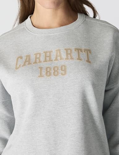 Carhartt Women's Loose Fit Midweight Graphic Sweatshirt, Heather Gray, Medium - image 5