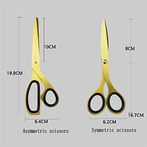 Craft Scissors Sewing Asymmetr Scissors Cuts Straight Fabric Clothing Tailor's Scissors Embroidery Household Stationery Office Scissors Tool Scissors (Size : Black)