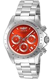 海外直輸入 インヴィクタ 時計 腕時計 Watches 正規品 メンズ Invicta Men's 14380 Speedway Chronograph Red Dial Stainless Steel Watch【JOY】
