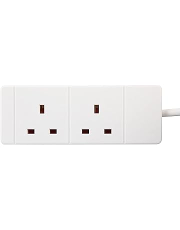 PRO ELEC PELB1510 2 Gang Extension Lead 3m, White