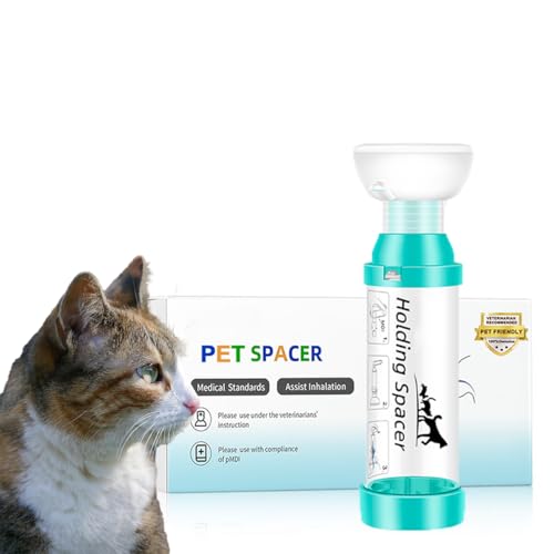 KKEOKE Cat Inhaler Spacer with Round Silicone Mask – Feline