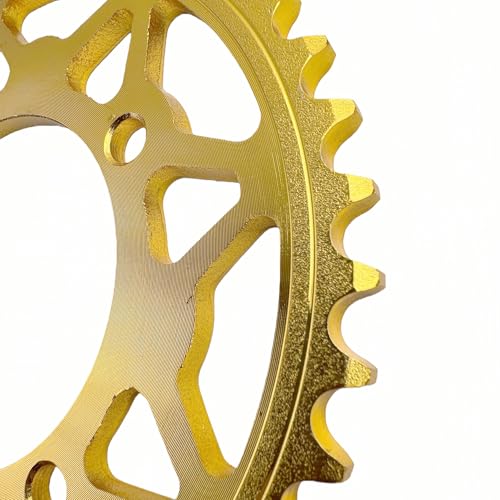 420 41T Steel Rear Chain Sprocket 76mm for 50cc-160cc Apollo RZF SSR XR50 TaoTao Thumpstar Coolster Roketa Piranha SDG Kayo Pit Dirt Bike Motorcycle (Gold) by AuryngMD - Image 7