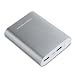 Produktbild Realpower 176634 PB-12000C, 12.000mAh Powerbank/Externer Akku/Ladegerät, 3 x Out (2 x USB, 1 x Type-C mit 5 - 12V), für Macbook mit Type-C Port, iphone, iPad, Samsung Galaxy und weitere, (Silber)