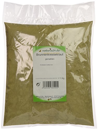 Naturix24 Brunnenkresse gemahlen, 1er Pack (1 x 1 kg)