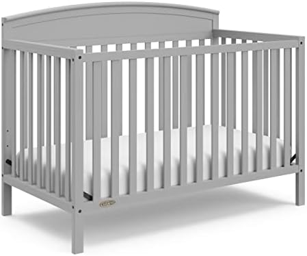 Graco Benton 5-in-1 Convertible Crib, Pebble Gray
