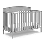 Graco Benton 5-in-1 Convertible Crib (Pebble Gray) – GREENGUARD Gold Certified, Converts from Baby Crib to Toddler Bed, Daybed and Full-Size Bed, Fits Standard Full-Size Crib Mattress