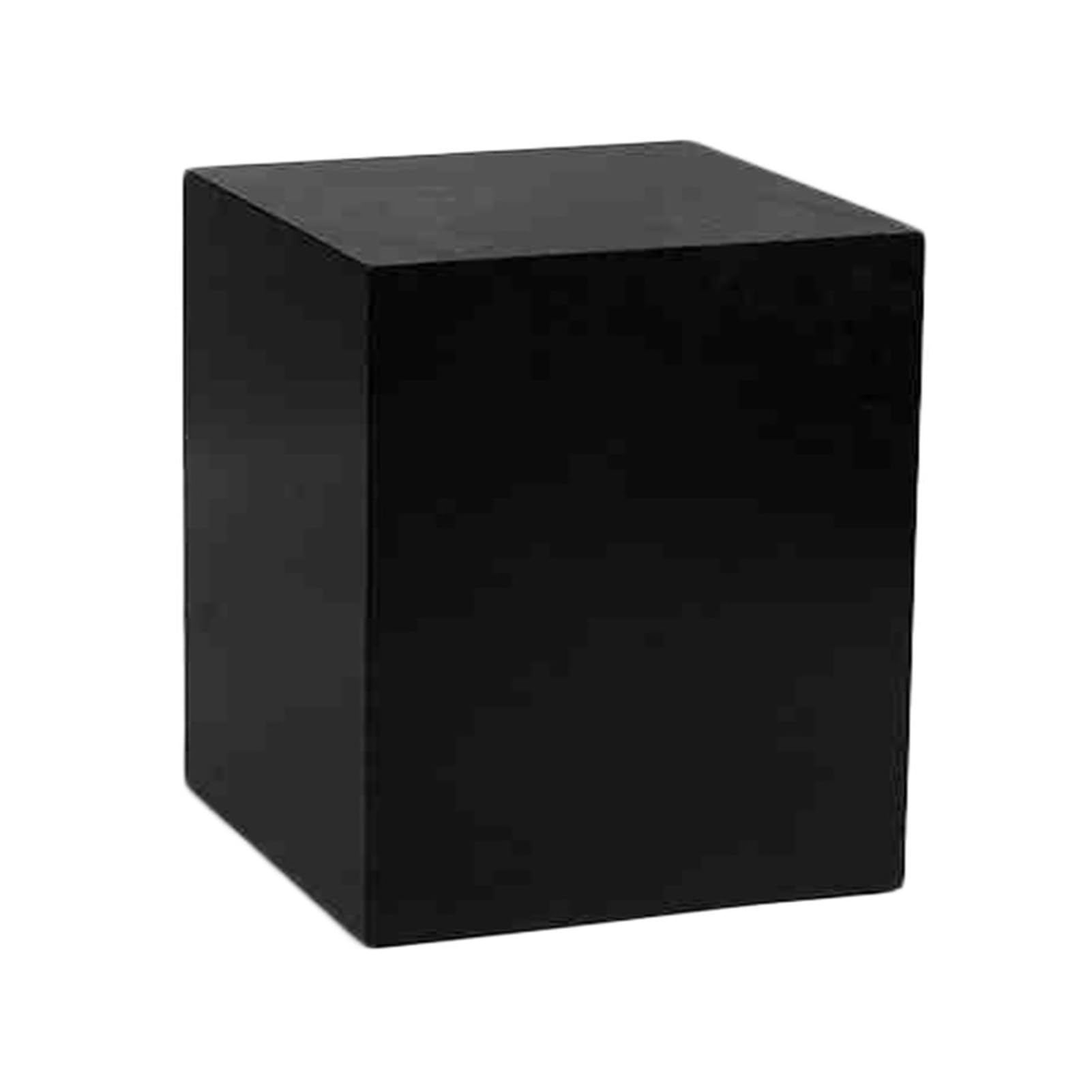 Présentoir carré noir pour boutique de vêtements | Base mannequin 30x100 cm