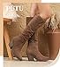 Putu Women's Pointed Toe Knee High Boots Faux Suede Stacked Chunky Heel Boots Side Zipper Slouchy High Boots Brown Size 10