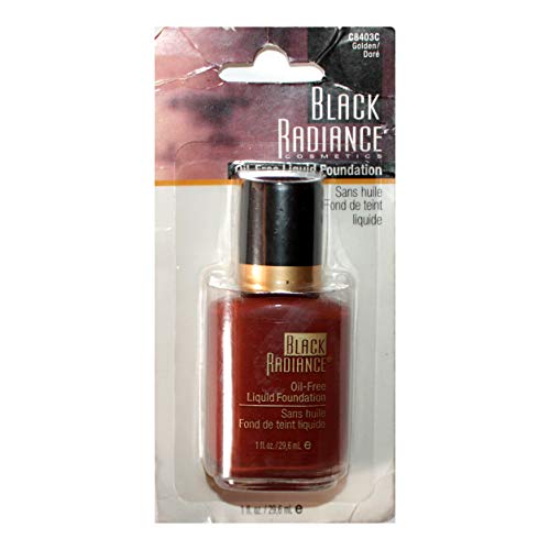 Black Radiance Cosmetics (1) Bottle Oil-Free Liquid Foundation - Feather Light Formula - 1 Fl Oz - Golden C8403C #TOP18