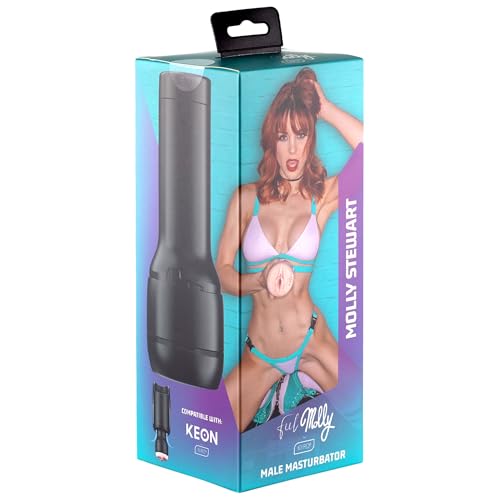 KIIROO Molly Stewart – FeelStar Masturbateur Homme, Moulé à Partir de Parties du Corps Réelles – Matériau Doux, Type Peau – Optimisé pour Keon et PowerBlow