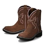 Justin Women's Gemma 8' Stylish Western Cowboy Boots, Aged Bark - 7