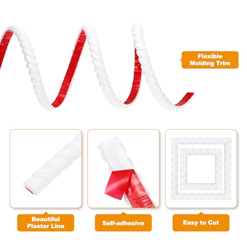 Bande adhésive blanche pour mur uxcell ruban de 2cm x 4.9m