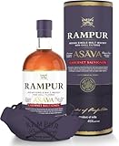 Rampur - Asava - Indian Single Malt Whisky - 45% ABV - 70cl Single Bottle - Unique, Smooth & Delicate - Whisky Single Malt - Premium Whisky - Complex Tasting Notes - Smokey Flavours