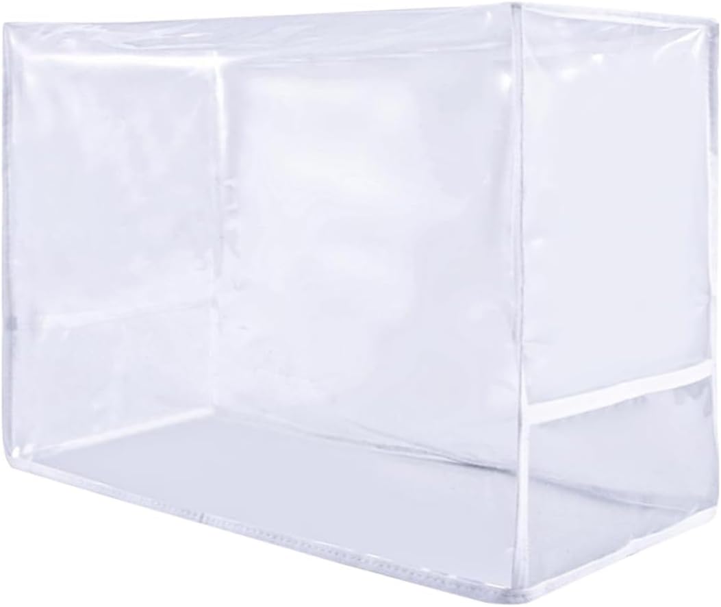 Healifty Sewing Machine Foldable Pvc Dust Cover Protective Cover with Built-in Storage Pockets for Carrying Sewing Machine and Accessories, for Storage and Travel