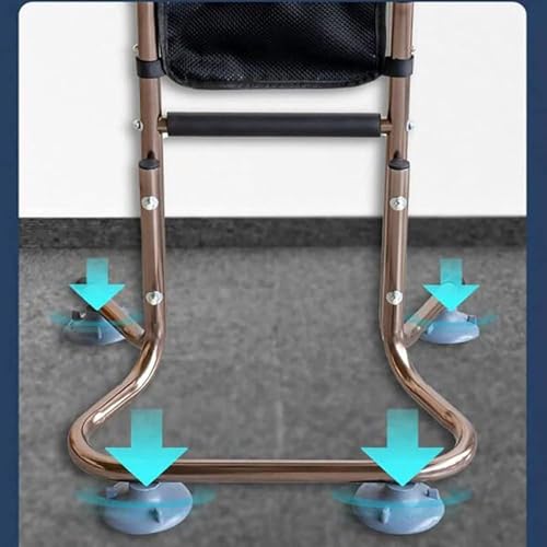 Cadre de support debout réglable avec 4 poignées ergonomiques de sécurité