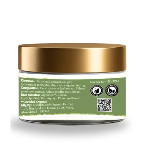 Image of Aloe Vera Skin Gel 100ml for Face & Hair and Fresh Aloe Vera Leaf Extract - Hydrating, Moisturizing, Soothing | Pure 100ml Gel for Glowing Skin | Multipurpose Care for Men & Women.