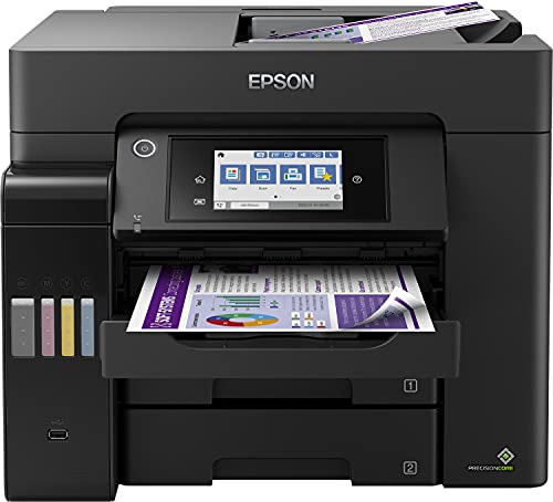 Imprimante jet d'encre couleur multifonctionnel EPSON EcoTank L6570 Recto verso Sans fil ADF A4 - vue 2
