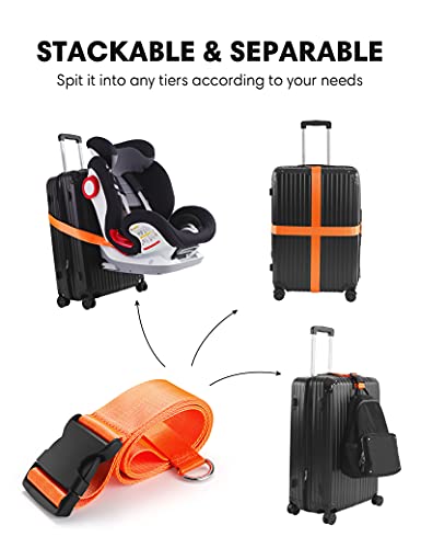 image for Yuumue Car Seat Travel Belt, Adjustable car seat Travel Strap for Tran