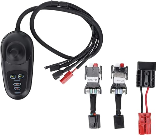 Consejos y reviews para comprar Sillas para baño para discapacitados al mejor precio. 35 Accesorio Reemplazo Del Controlador Joystick Silla Ruedas Eléctrica, 4 Teclas Controlador Joystick Silla Ruedas Cambio Velocidad Flexible Y Estable Con Freno A