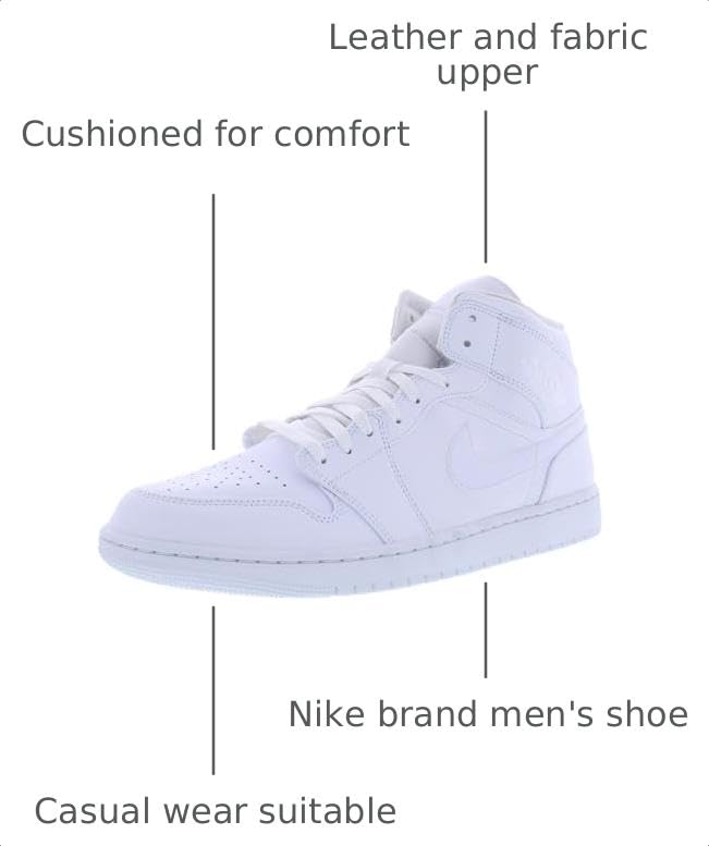 Image of Nike Men's Air Jordan 1 Mid Sneaker