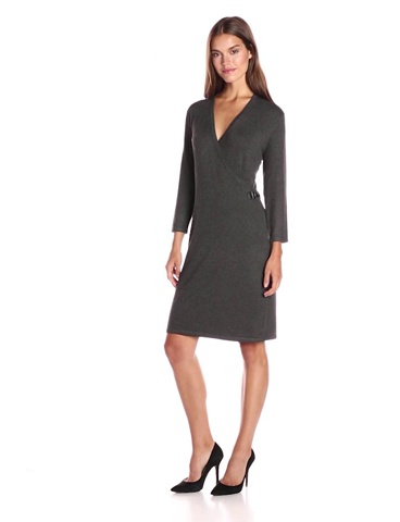 open lace back dress Calvin Klein Women's Long Sleeve Mock Wrap Sweater Dress, Aubergine Solid,  Large at Amazon Women's Clothing store