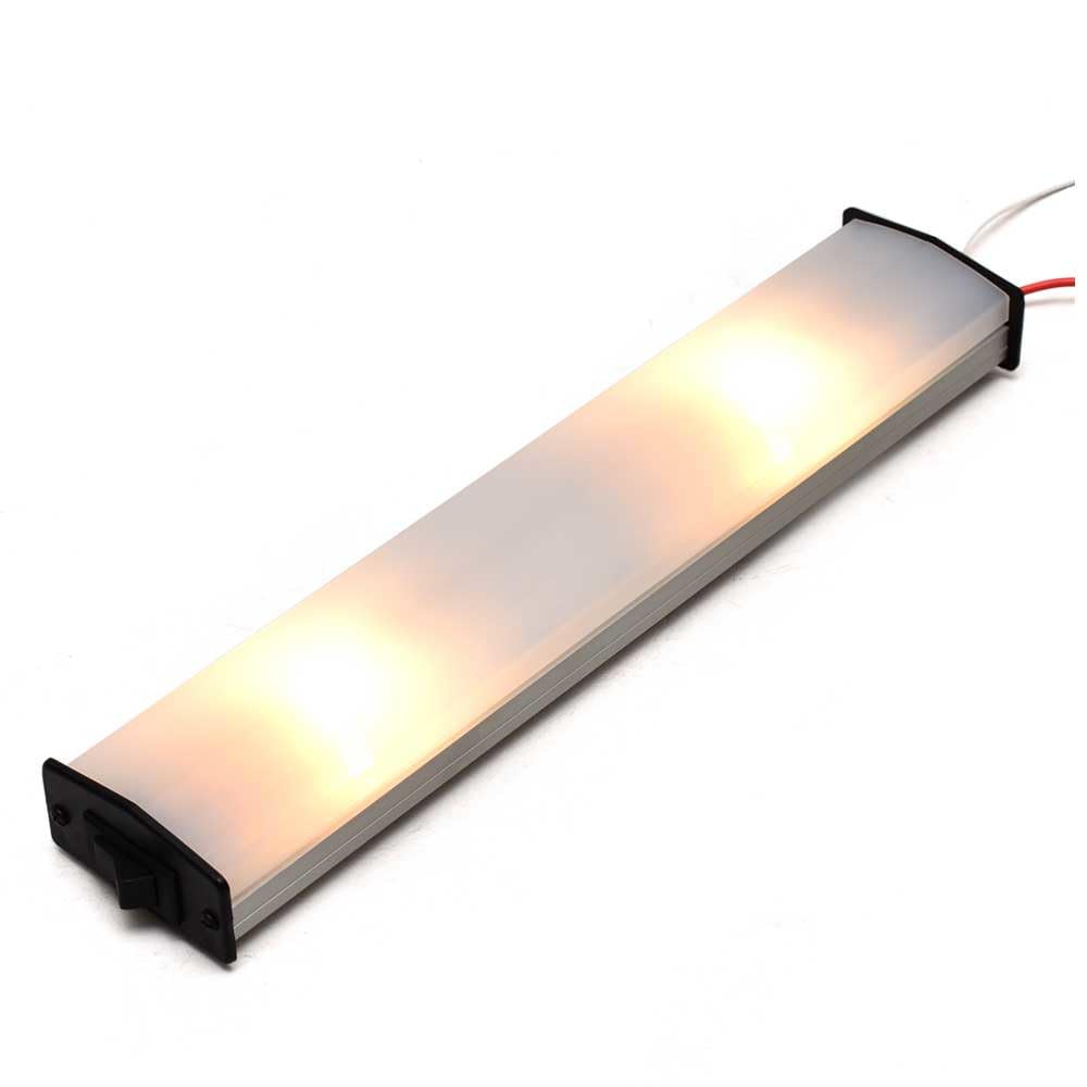 Boat Light Bar | 12V Halogen 12 3/8 Inch Warm White