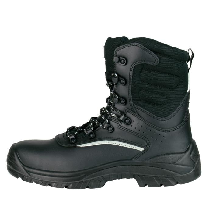 ART.MAS Glocker Defence S3S SR FO - Stivali da lavoro invernali, 3M Thinsulate, impermeabili, antiscivolo, con protezione per le dita e protezione anti-perforazione, caldi