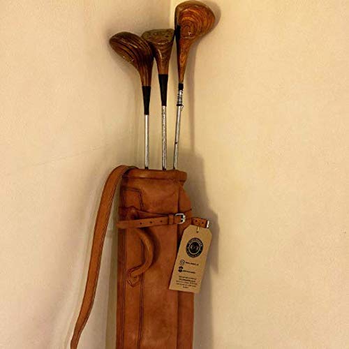 Retro Reborn Sac de golf en cuir véritable de style vintage Cover