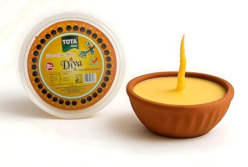 Best Brass Diyas: Brass vs Clay & Puja Essentials 69 TOTA Pure Desi Ghee Mitti Diya for Akhand Jyot & Daily Puja | Lon...