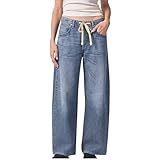 YAOJIWANG Pantalones Vaqueros De Trabajo Moda Elástico Suelto Pantalones Mujer de Otoño Pantalones Deportivos Jogger Mujer Bolsillo con Cremallera para Running Casual Fitness Jogging 2025