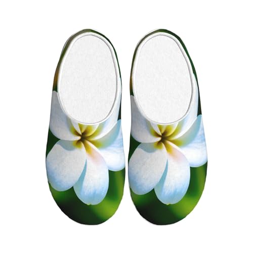 Pantoufles d'intérieur confortables pour maison et invités Fleur 1