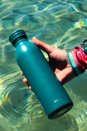 Garrafa Térmica Kouda 600ml Azul Petroleo - Krios