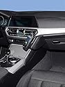 KUDA Handyhalterung passend für BMW 3er ab 2019 & ab2022 G20 / BMW i4 - Telefonkonsole für Smartphones, Handy, Navi und mehr - Kunstlederkonsole, Schwarz, 3595