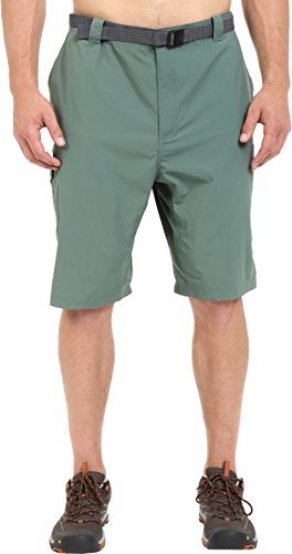 Image of Columbia Men's Regular Fit Shorts (AM4723 Cypress Heather Camo Print 40)